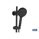 Comprar COLUMNA DE DUCHA NEGRA CON GRIFO TE Cofan | almacendeferreteriacor.es
