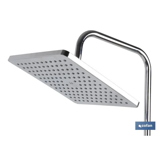 Comprar CABEZAL DUCHA CUADRADO LATÓN 300 X  Cofan | almacendeferreteriacor.es