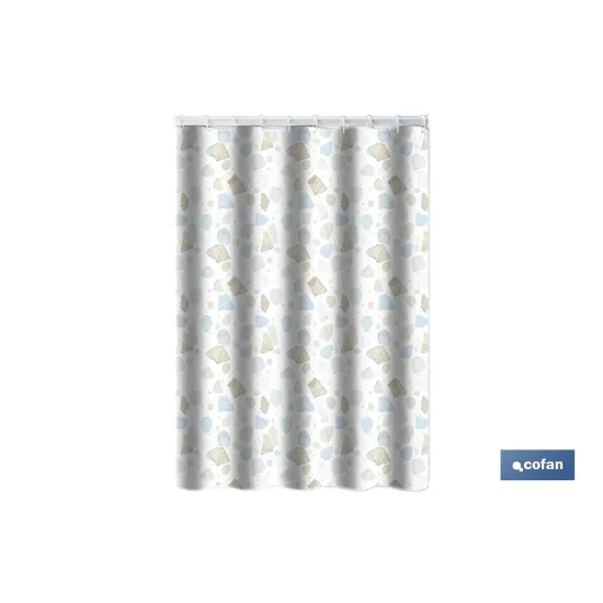Comprar CORTINA DE BAÑO MARINA POLIÉSTER 22 Cofan | almacendeferreteriacor.es