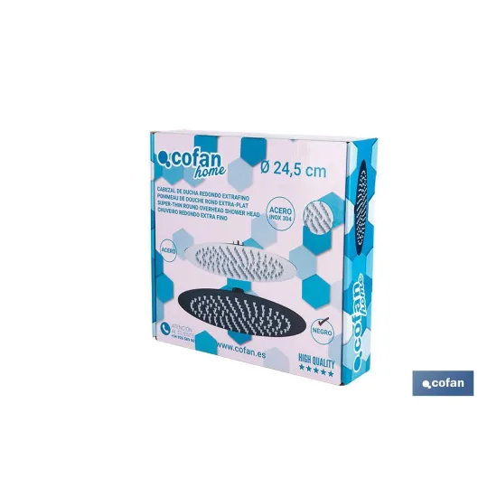 Comprar CABEZAL DE DUCHA REDONDO EXTRAFINO  Cofan | almacendeferreteriacor.es
