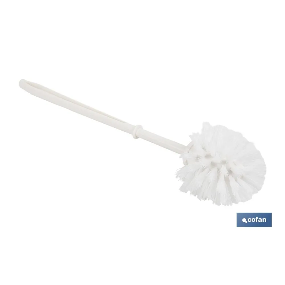 Comprar ESCOBILLA WC BLANCA 36 CM (PACK: 1  Cofan | almacendeferreteriacor.es