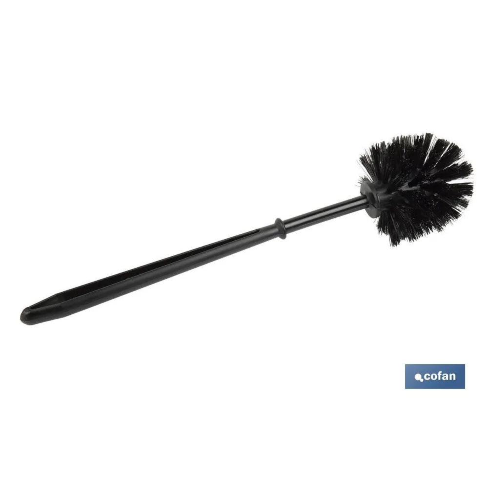 Comprar ESCOBILLA WC NEGRA 36 CM (PACK: 1 U Cofan | almacendeferreteriacor.es