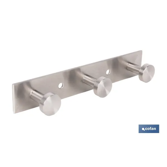 Comprar PERCHERO DE PARED DE ACERO INOXIDAB Cofan | almacendeferreteriacor.es
