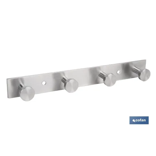 Comprar PERCHERO DE PARED DE ACERO INOXIDAB Cofan | almacendeferreteriacor.es
