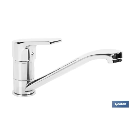 Comprar GRIFO MONOMANDO FREGADERO CAÑO BAJO Cofan | almacendeferreteriacor.es