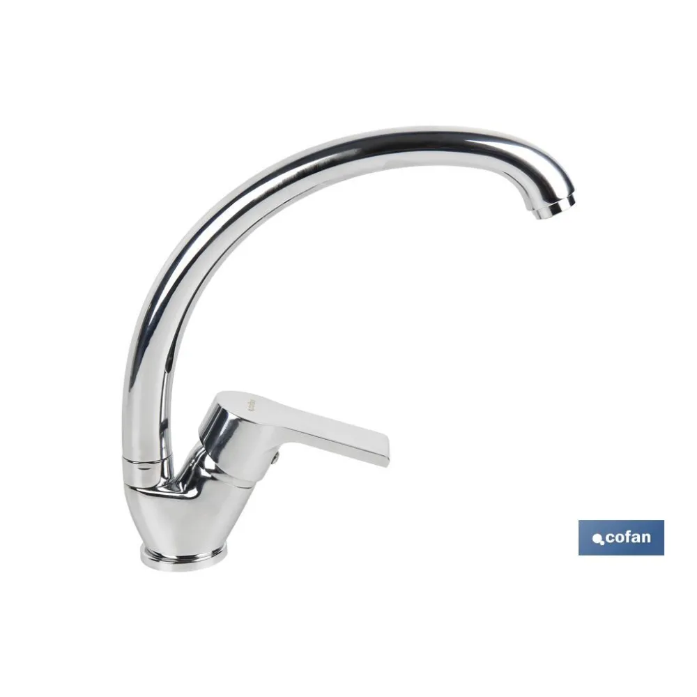 Comprar GRIFO MONOMANDO FREGADERO CAÑO ALTO Cofan | almacendeferreteriacor.es