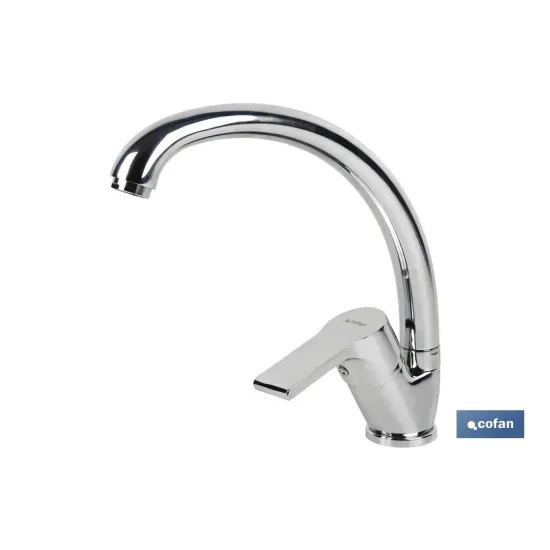 Comprar GRIFO MONOMANDO FREGADERO CAÑO ALTO Cofan | almacendeferreteriacor.es