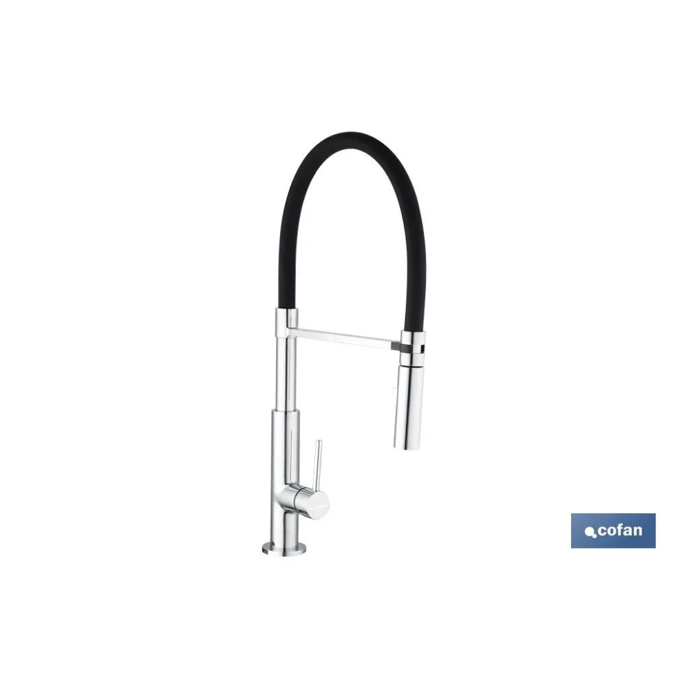 Comprar GRIFO COCINA MONOMANDO TUBO FLEXIBL Cofan | almacendeferreteriacor.es