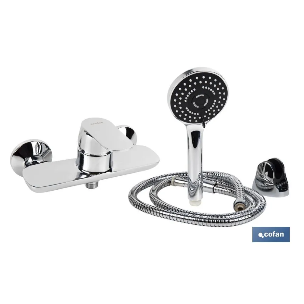 Comprar SET GRIFO MONOMANDO DUCHA, SOPORTE, Cofan | almacendeferreteriacor.es
