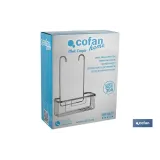 Comprar CESTA DUCHA PORTAGEL ACERO INOXIDAB Cofan | almacendeferreteriacor.es