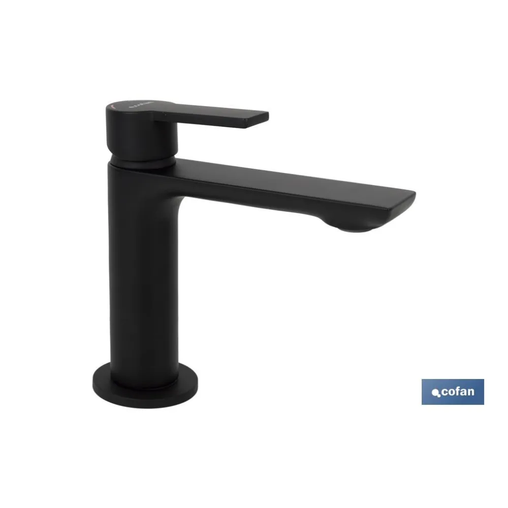 Comprar GRIFO MONOMANDO LAVABO NEGRO MATE   Cofan | almacendeferreteriacor.es