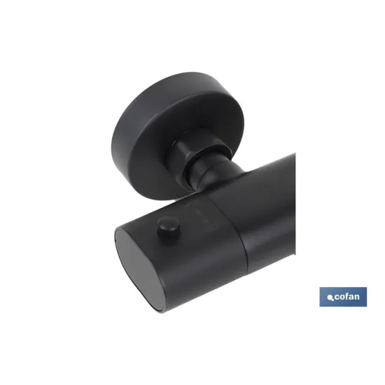 Comprar GRIFO TERMOSTATICO BAÑERA NEGRO MAT Cofan | almacendeferreteriacor.es