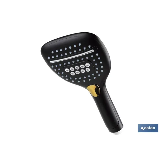 Comprar MANGO DUCHA NEGRO MATE 3 FUNCIONES  Cofan | almacendeferreteriacor.es