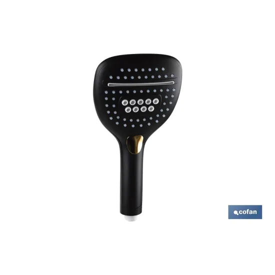Comprar MANGO DUCHA NEGRO MATE 3 FUNCIONES  Cofan | almacendeferreteriacor.es