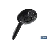 Comprar MANGO DUCHA NEGRO MATE 5 FUNCIONES  Cofan | almacendeferreteriacor.es