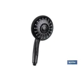 Comprar MANGO DUCHA NEGRO MATE 5 FUNCIONES  Cofan | almacendeferreteriacor.es