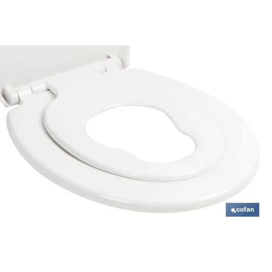 Comprar TAPA WC  FORMA OVAL CON ASIENTO PAR Cofan | almacendeferreteriacor.es