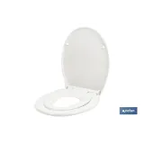 Comprar TAPA WC  FORMA OVAL CON ASIENTO PAR Cofan | almacendeferreteriacor.es
