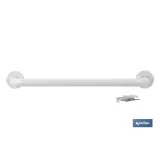 Comprar BARRA DE APOYO RECTA BLANCA (40 X 2 Cofan | almacendeferreteriacor.es