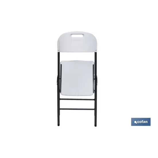 Comprar SILLA PLEGABLE BLANCA 46x53x88 CM v Cofan | almacendeferreteriacor.es