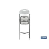 Comprar SILLA ALTA PLEGABLE BLANCA ALTURA A Cofan | almacendeferreteriacor.es