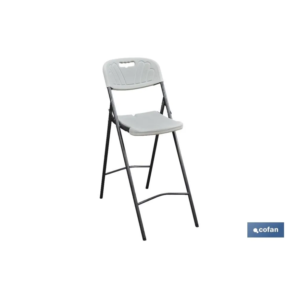 Comprar SILLA ALTA PLEGABLE BLANCA  ALTURA  Cofan | almacendeferreteriacor.es
