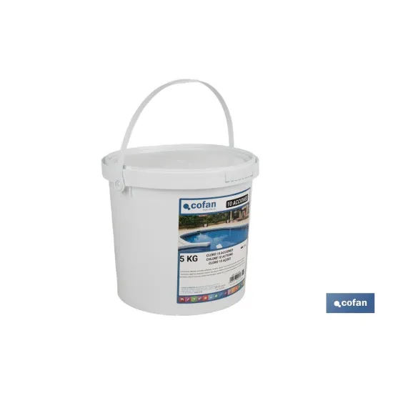 Comprar CLORO 10 ACCIONES TABLETA 5 KG COFA Cofan | almacendeferreteriacor.es