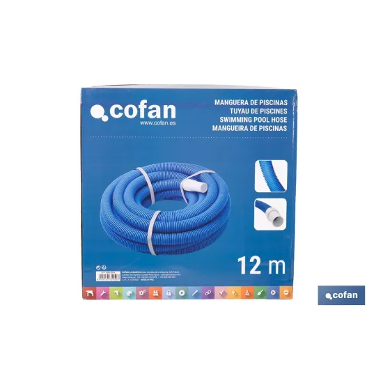 Comprar MANGUERA PISCINAS 12 M X Ø 38 MM (P Cofan | almacendeferreteriacor.es