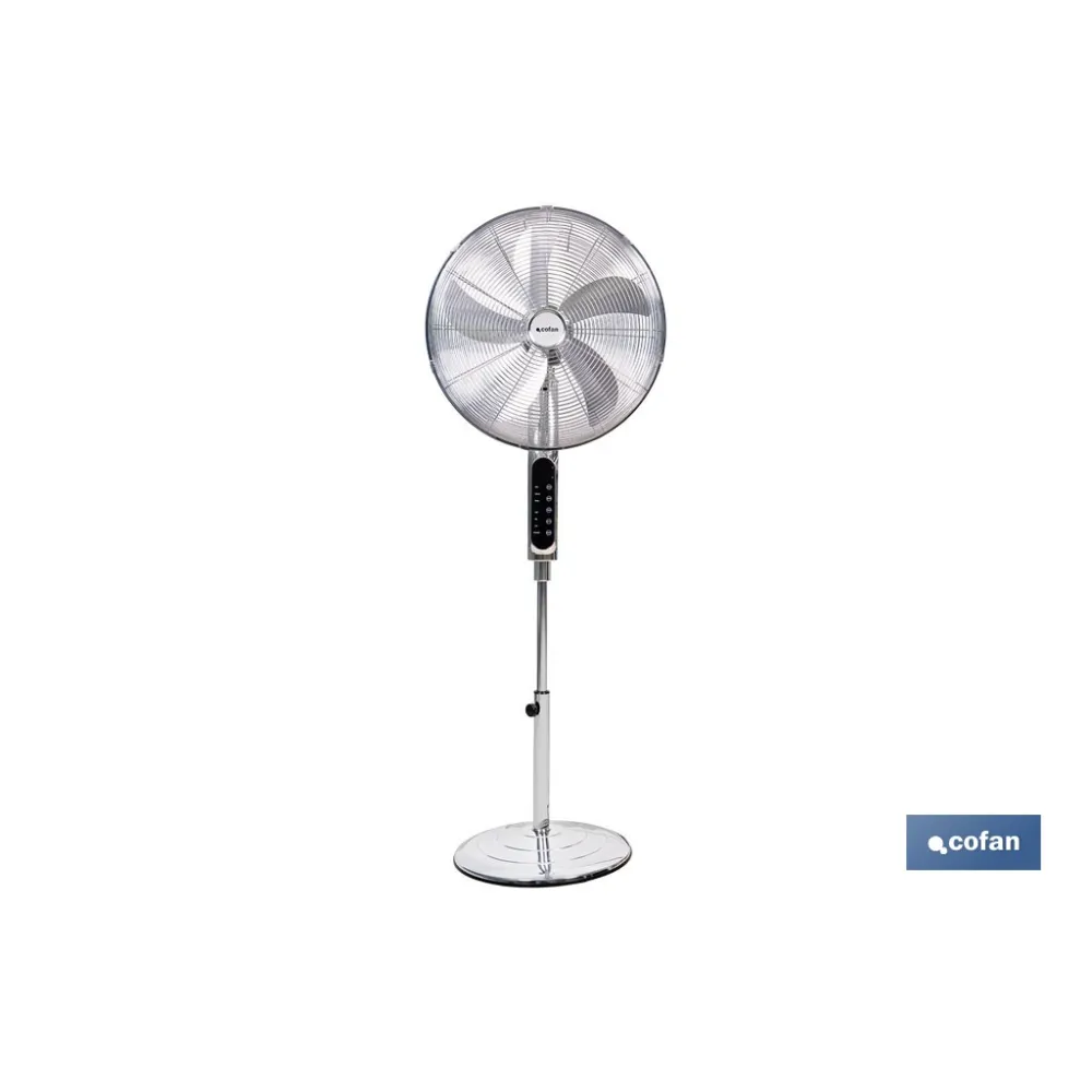 Comprar VENTILADOR DE PIE OSCILANTE GRIS ME Cofan | almacendeferreteriacor.es