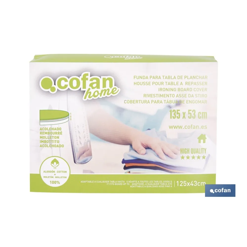 Comprar FUNDA ACOLCHADA PARA TABLA DE PLANC Cofan | almacendeferreteriacor.es