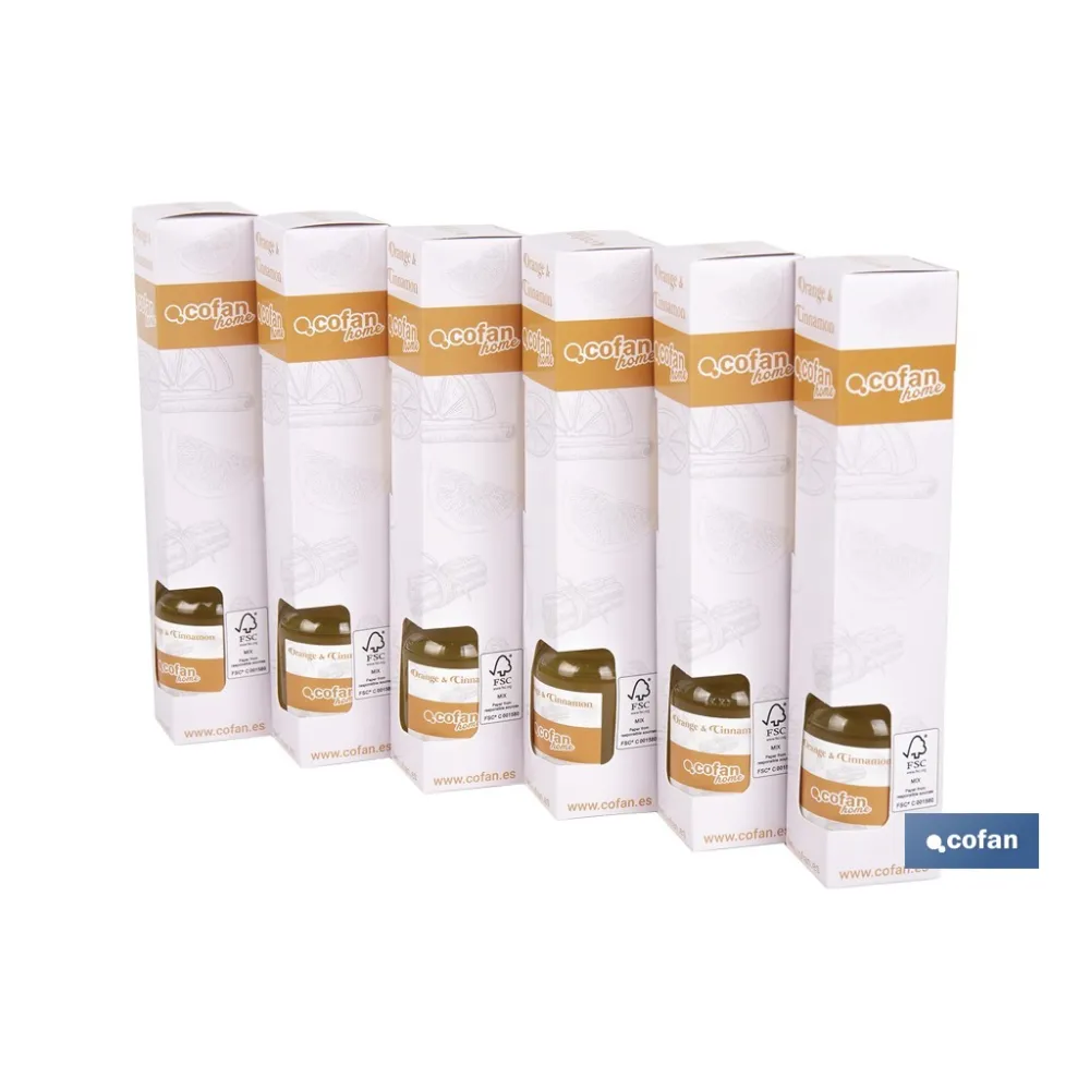 Comprar AMBIENTADOR DE VARILLAS ORANGE CINN Cofan | almacendeferreteriacor.es