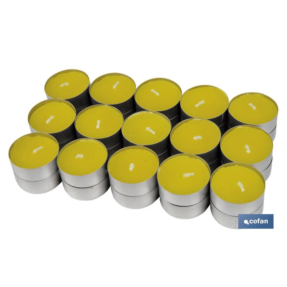 Comprar PACK DE 30 VELAS DE CITRONELA 12 G  Cofan | almacendeferreteriacor.es