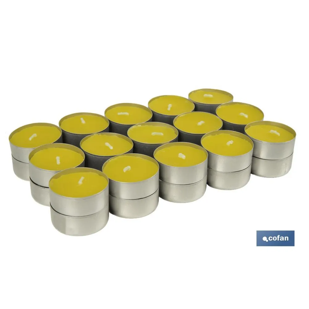 Comprar PACK DE 30 VELAS DE CITRONELA 12 G  Cofan | almacendeferreteriacor.es