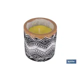 Comprar VELA AROMÁTICA DE CITRONELA MACETA  Cofan | almacendeferreteriacor.es