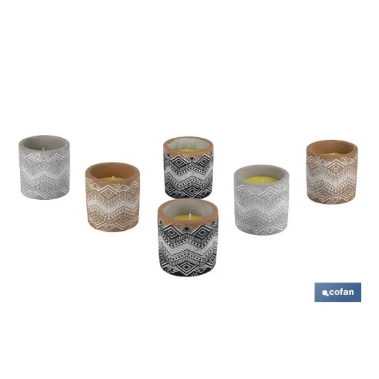 Comprar VELA AROMÁTICA DE CITRONELA MACETA  Cofan | almacendeferreteriacor.es