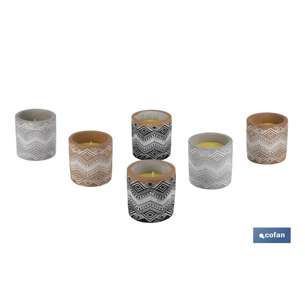 Comprar VELA AROMÁTICA DE CITRONELA MACETA  Cofan | almacendeferreteriacor.es