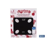 Comprar BÁSCULA DE BAÑO DIGITAL NEGRA CON P Cofan | almacendeferreteriacor.es