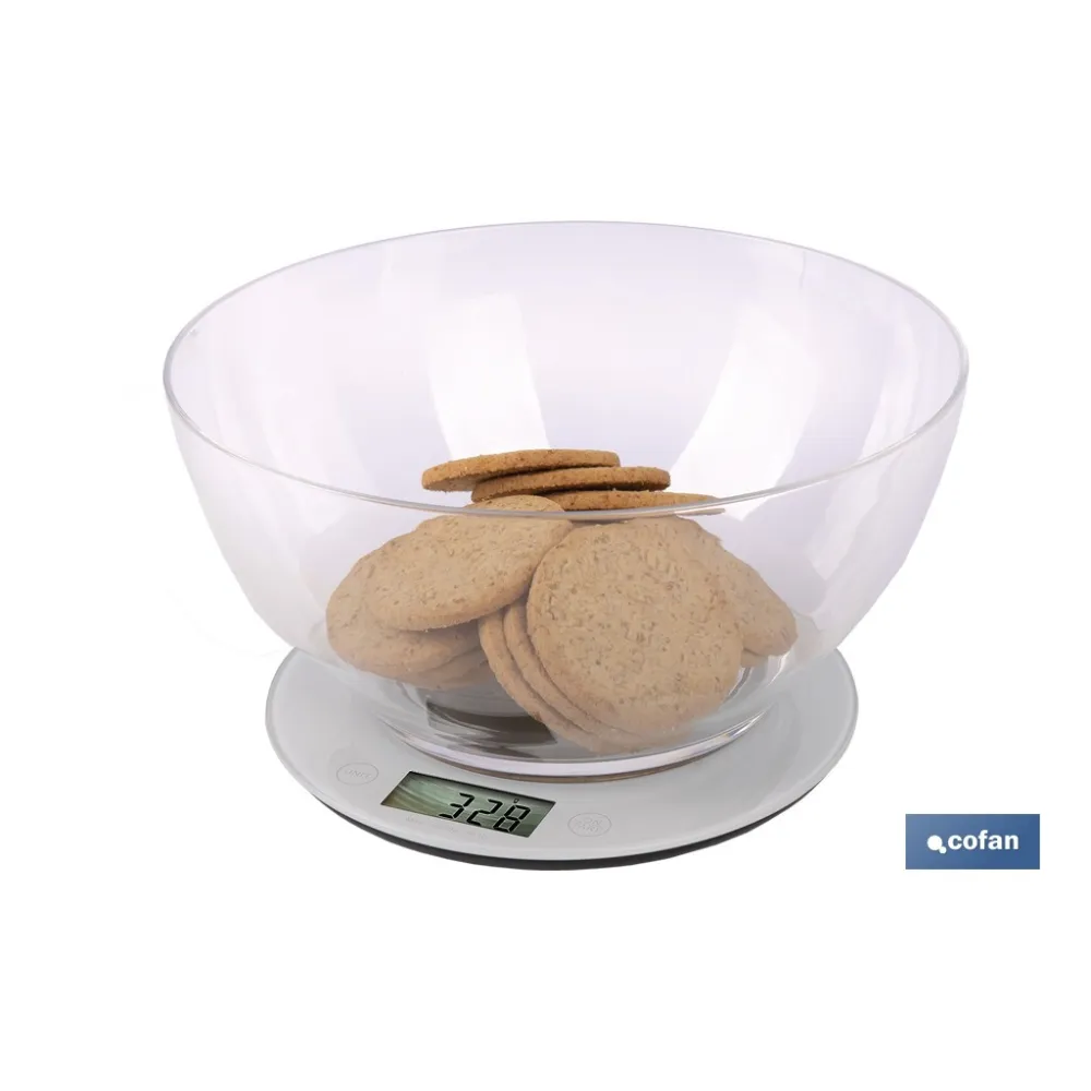 Comprar BÁSCULA DE COCINA DIGITAL CON CUENC Cofan | almacendeferreteriacor.es
