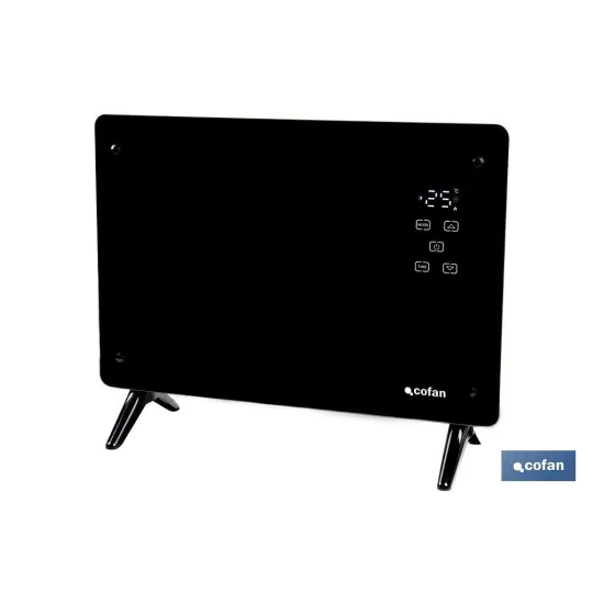 Comprar CONVECTOR DE PANEL DE VIDRIO PANTAL Cofan | almacendeferreteriacor.es