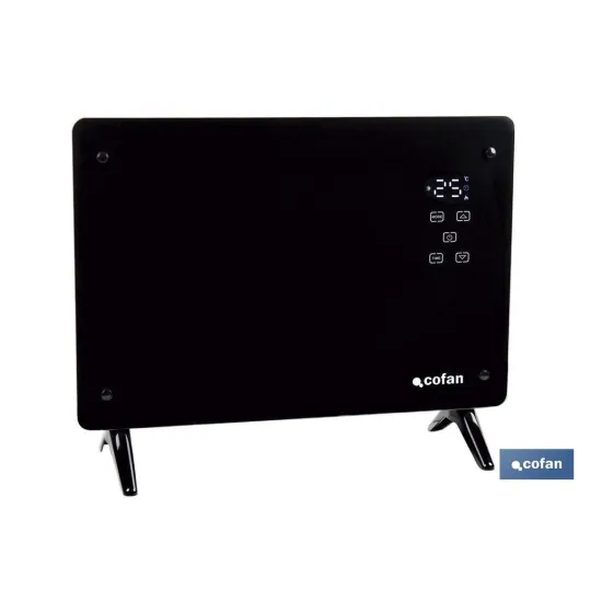 Comprar CONVECTOR DE PANEL DE VIDRIO PANTAL Cofan | almacendeferreteriacor.es