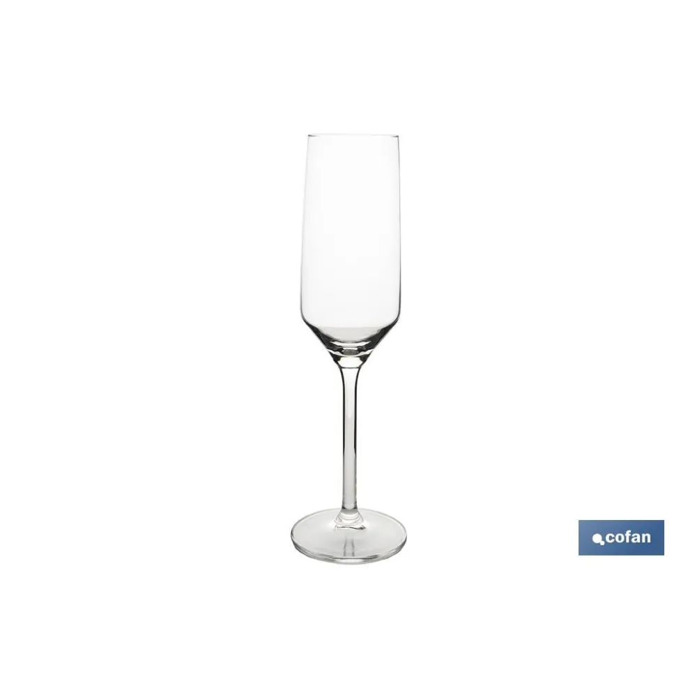 Comprar PACK DE 6 COPAS DE CHAMPAGNE 22 CL  Cofan | almacendeferreteriacor.es