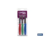 Comprar PACK DE 3 CUCHILLOS PUNTILLA COLOR  Cofan | almacendeferreteriacor.es