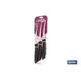 Comprar PACK DE 3 CUCHILLOS PARA FRUTA Y VE Cofan | almacendeferreteriacor.es