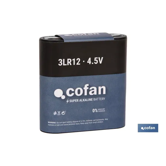 Comprar BLÍSTER DE 1 PILA ALCALINA 3LR12/45 Cofan | almacendeferreteriacor.es