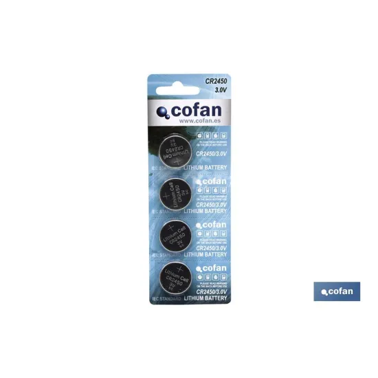 Comprar PILA BOTÓN CR2450/3,0V VENTA UNITAR Cofan | almacendeferreteriacor.es