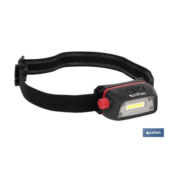 Comprar LINTERNA COB LED DE CABEZA 5 W 6500 Cofan | almacendeferreteriacor.es