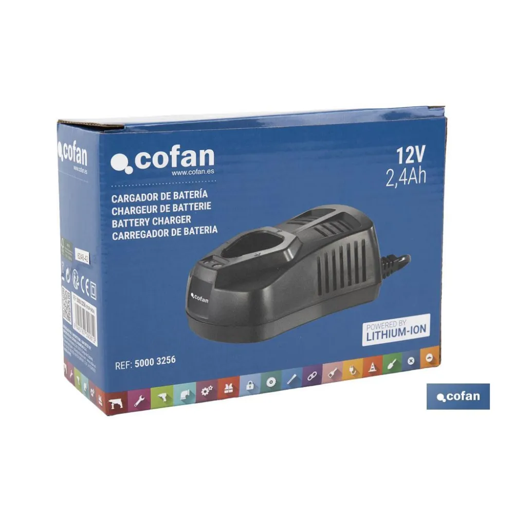 Comprar CARGADOR DE BATERÍAS 12 V - 2,4 A ( Cofan | almacendeferreteriacor.es