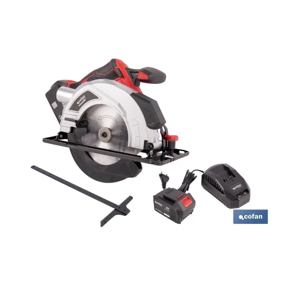 Comprar SIERRA CIRCULAR A BATERÍA Li-ion 20 Cofan | almacendeferreteriacor.es