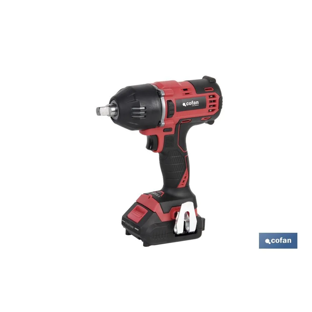 Comprar PISTOLA IMPACTO 1/2 BATERÍA 20 V 40 Cofan | almacendeferreteriacor.es