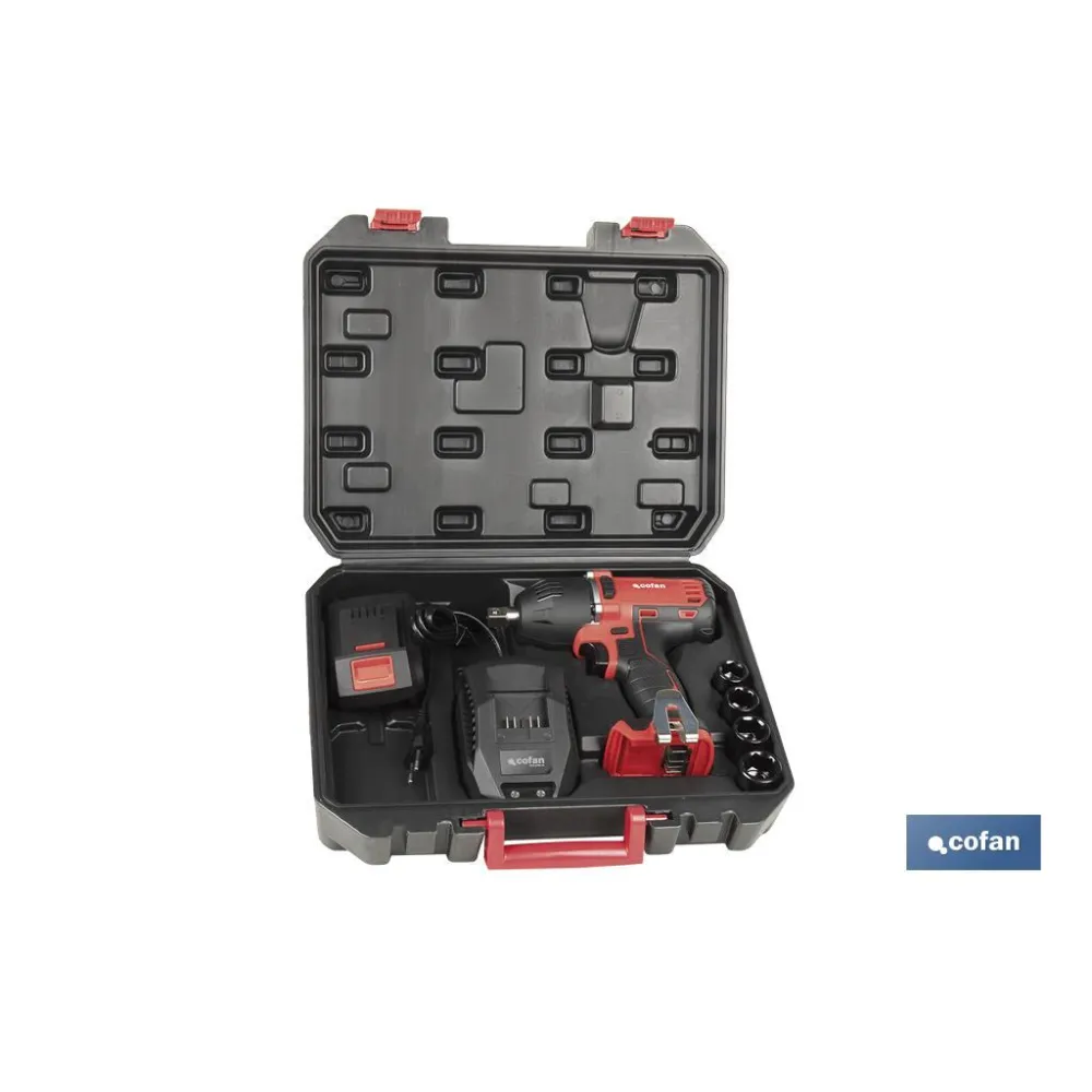 Comprar PISTOLA IMPACTO 1/2 BATERÍA 20 V 40 Cofan | almacendeferreteriacor.es